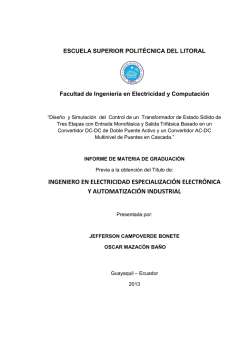 ingeniero en electricidad especialización electrónica y - Cib
