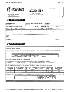 Hoja de Vida - Nohemy Benavides Barbosa - Icbf