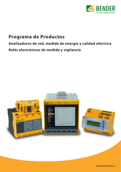 Programa de Productos - Bender