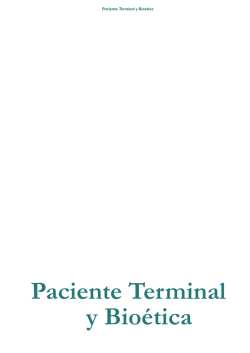 Paciente Terminal y Bioética - Jimdo