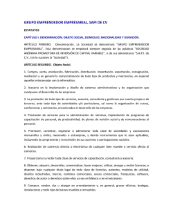GRUPO EMPRENDEDOR EMPRESARIAL, SAPI DE CV