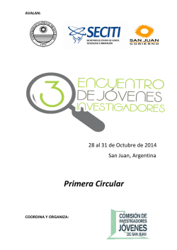 1º CIRCULAR EJI 3 (modificada).pdf - Universidad Católica de Cuyo