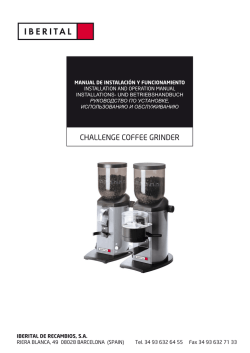 CHALLENGE COFFEE GRINDER - Iberital
