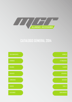 CATALOGO GENERAL 2014