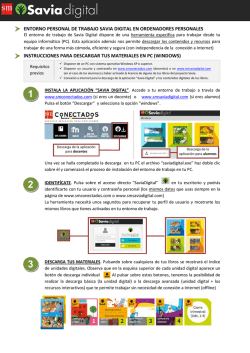 Instrucciones de descarga Saviadigital (PC-windows) - Colegio