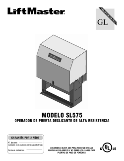 MODELO SL575 - LiftMaster