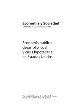 No. 24 - Economía y Sociedad - Universidad Michoacana de San