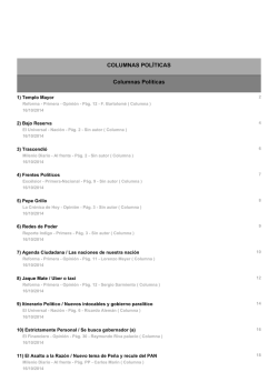 Columnas - Tribunal Electoral del Distrito Federal