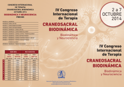 CRANEOSACRAL BIODINÁMICA CRANEOSACRAL BIODINÁMICA