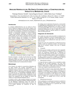 análisis hidráulico del río santa catarina para la construcción del
