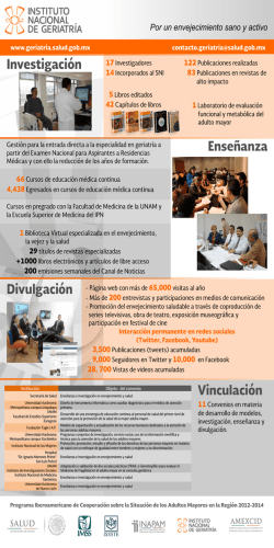 infografia inger numeralia.cdr - Instituto Nacional de Geriatría