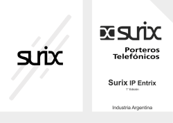 Manual IP entrix v.1 - Surix
