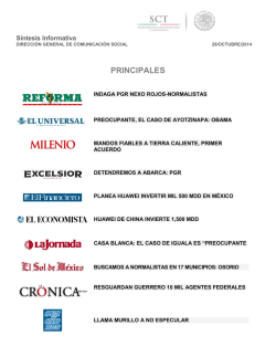 PRINCIPALES - Secretar&iacute;a de Comunicaciones y Transportes
