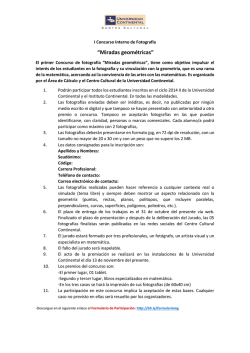 &ldquo;Miradas geom&eacute;tricas&rdquo; - Blog Universidad Continental