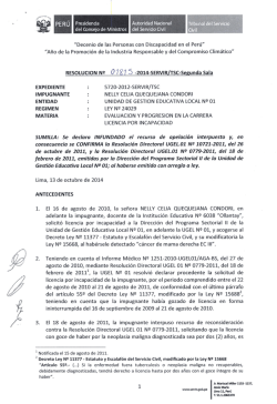  PE RÚ Presidenoa áutoridad Nacional - Servir