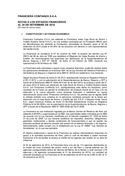 EDPYME CONFIANZA S - SMV