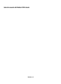Gu&iacute;a de usuario del Nokia 6700 classic - Microsoft