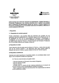 II. Instrucciones pruebas libres 2014-2015 - ¡Bienvenidos a IES