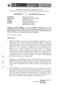  PERÚ - Servir