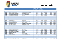 SECRETAR&Iacute;A - Ayuntamiento de Mexicali