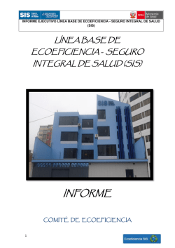 INFORME - Seguro Integral de Salud