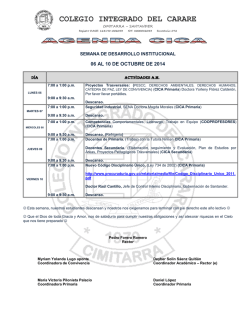 Semana Docentes - Colegio Integrado del Carare