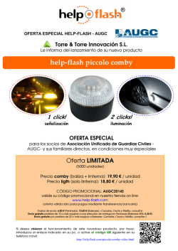oferta asociados - AUGC Pontevedra