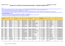 02 cusco - oferta plazas serums equivalentes 2014-2