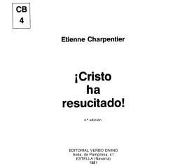 04 - Etienne Charpentier - Cristo ha resucitado