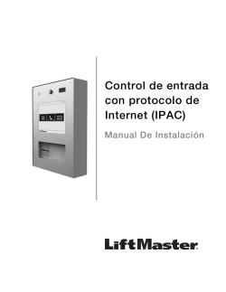 2 Configuraci&oacute;n de - LiftMaster