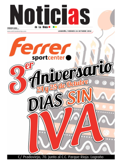 LOGRO&Ntilde;O, VIERNES 24 OCTUBRE 2014 - Noticias de La Rioja