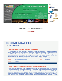 CANADEVI DELEGACIONES