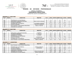 INGENIERÍA INDUSTRIAL