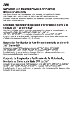 GVP Series Belt-Mounted Powered Air Purifying Respirator - 3M