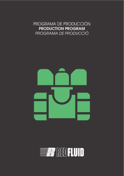 Programa de producción - Redfluid
