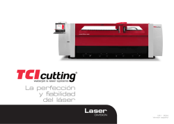 La perfección y fiabilidad del láser - TCI Cutting