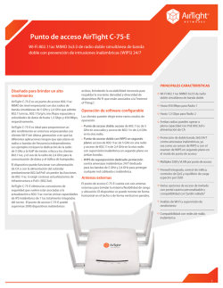 Punto de acceso AirTight C-75-E - AirTight Networks