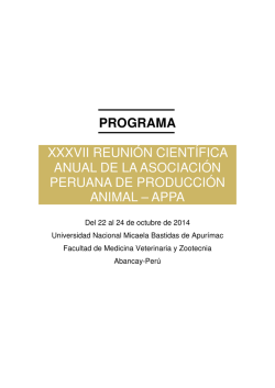 Descarga el Programa del Congreso – Clic Aquí - Perulactea