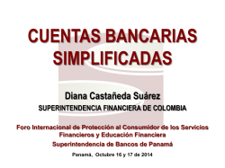 06. Cuentas Bancarias Simplificadas - Superintendencia de Bancos