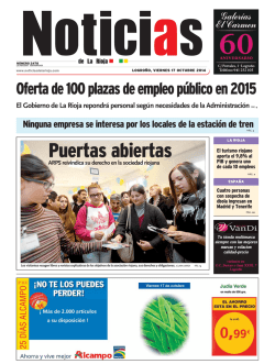 NDLR - 17 octubre 2014 - Noticias de La Rioja