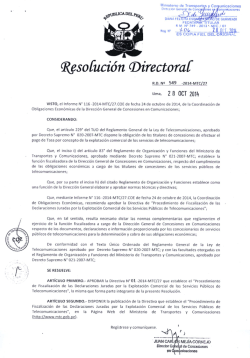 Directiva que establece el Procedimiento de Fiscalización de las