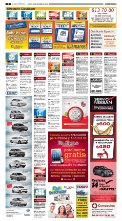 DUR 16/10/2014 : CUERPO G : 2 : Directorio - El Siglo Durango