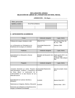 DE LA PENNA, Mariana - Ministerio de Educaci&oacute;n