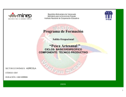Programa PESCA ARTESANAL.pdf - Inces