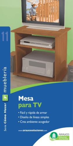 Mesa para TV - Arauco Soluciones