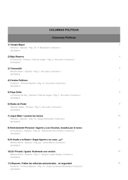 Columnas - Tribunal Electoral del Distrito Federal