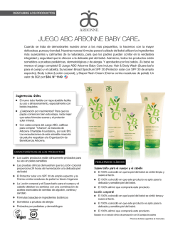 JUEGO ABC ARBONNE BABY CARE®