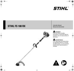 STIHL FS 100 RX Instruction Manual