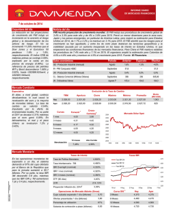 Informe Diario Octubre 7 - Banco Davivienda