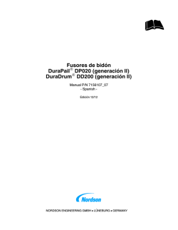 DuraDrum DD200 (generación II) - Nordson eManuals!